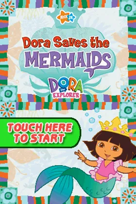 Dora the Explorer - Dora Saves the Mermaids (USA) screen shot title